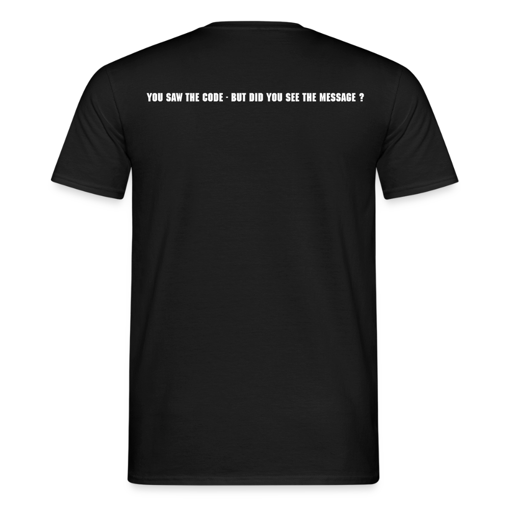 Hidden Code - T-shirt - black